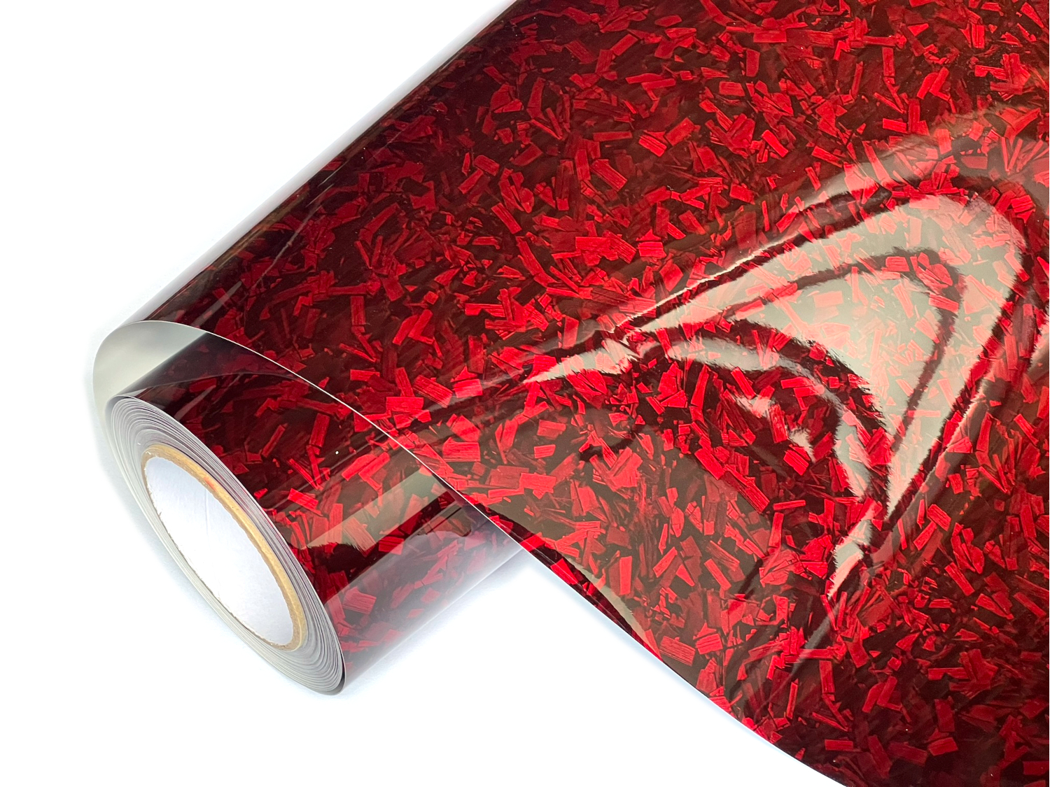 Easy-Folien Forged Carbon 3D Red Vinyl Wrap – High Gloss, Self-Adhesive – €22/m² – 6211